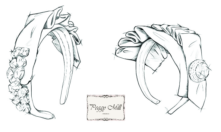Headband design sketches